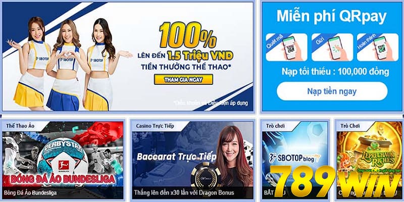 Những tiện ích có tại Sbobet 789Win